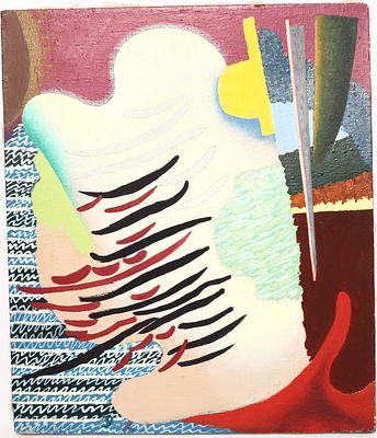 [Ассоциативный Абстракционизм] Раковский Ю.А. Картина "Благовест", 1997 г. 
Картина 