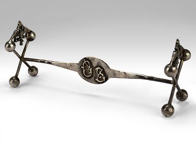 [Редкость] Подставка под столовые приборы с двуглавыми орлами. Российская Империя, Москва 