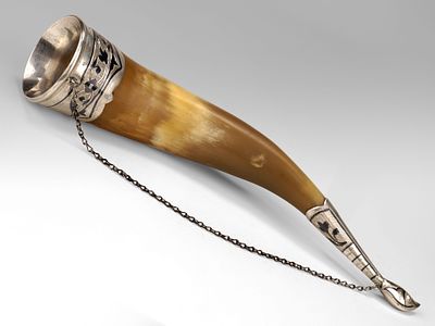 Рог для вина "Рог изобилия". СССР, Гоцатлинский художественный комбинат ДАССР, Бакинская и 