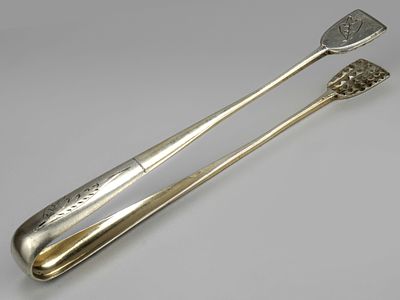 Щипчики для сахара. Российская Империя, мастер Александров Андрей Андреевич, Москва, начло XX 