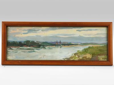 Картина. Этюд. "Валаам" Карельская АССР. Художественный салон. н/х. 1950-1970е гг. 
Картон, 