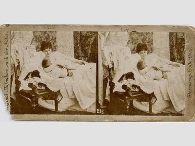 Стереофотография. Германия, начало 20 века. 
Размер 8,5х17,5 см. 
Состояние: 