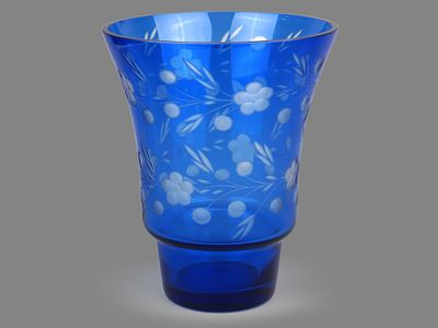 Ваза для цветов. Первомайский стекольный завод, СССР, 1970 — 1990 гг. 
Стекло 