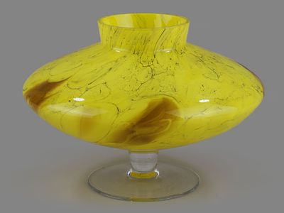 Ваза "Карнавал". Автор модели - Франтишек Куделка, Прахенский стекольный завод (Prachen Glass) 