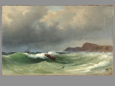 [Профессор живописи Датской королевской академии изящных искусств] 
В.Мельби, Спасение 