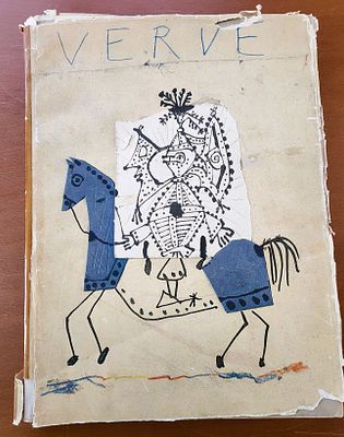 פאבלו פיקאסו- ספר- Verve - Vol. VII, 1951
Verve: Revue Artistique et Litteraire, Vol. VII, Nos.