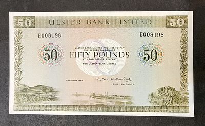 צפון אירלנד Ireland - פיק 329, משנת 1982, 50 פאונד. AUNC.