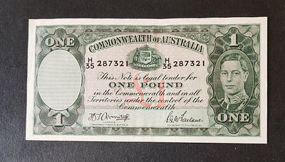 אוסטרליה- AUSTRALIA, פיק 26, משנת 1938, 1 פאונד, VF-XF. המלך ג'ורג ה-VI.