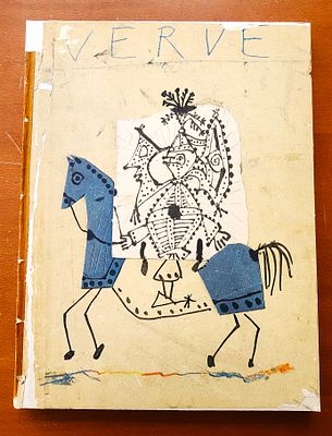 פאבלו פיקאסו- ספר- Verve - Vol. VII, 1951 Verve: Revue Artistique et Litteraire, Vol. VII, Nos. 