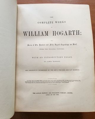 וויליאם הוגארט- The complete works of William Hogarth: in a series of one hundred and fifty 