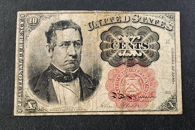 ארה"ב- USA- עריך של 10 סנט, 1874, מצב F-VF.