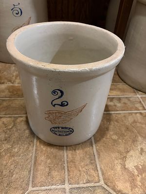 2 Gal Redwing Crock
