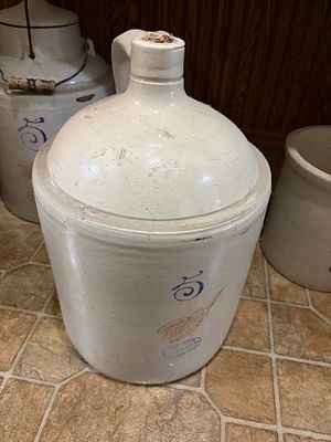 5 Gal Redwing Crock Jug