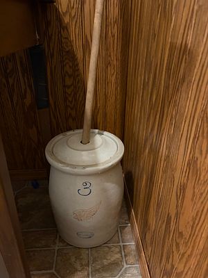 3 Gal Redwing Butter Churn Crock