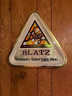 Blatz Sign in Pool Triangle