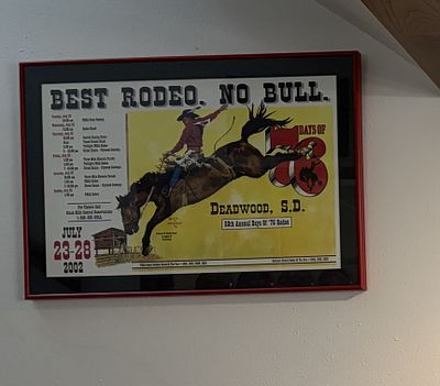 Days of 76 Deadwood 80th Poster