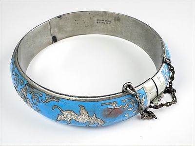 צמיד עשוי כסף סטרלינג 925, חתום. 7 ס״מ 
26.80 גרם