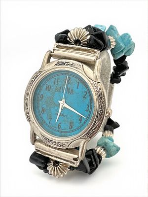 שעון אופנה נשי, לא נבדקה תקינות. קוטר: 31 מ"מ.