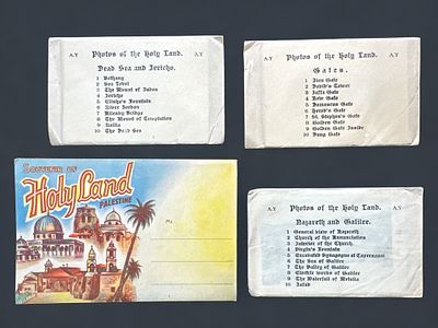 4 מארזי תמונות פלשתינה כולל הגליל, ירושלים ועוד.