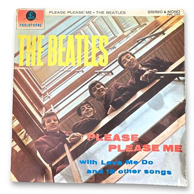 תקליט של הביטלס - please please me / the Beatles.