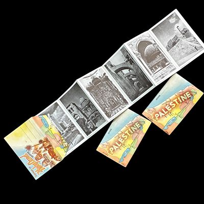 3 אוגדני תמונות ארץ הקודש פלשתינה.