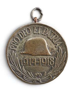מדליית הנצחה הונגרית עתיקה - מלחמת העולם הראשונה.