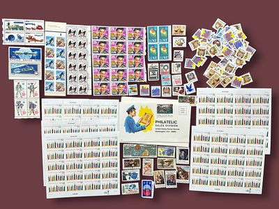 תפזורת בולי ארה"ב נומינלים.