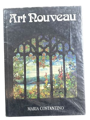 ספר אומנות בנושא פריטי ארט נובו, צילומים רבים.