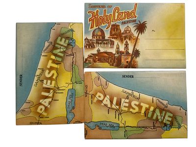 3 אוגדני גלויות ארץ הקודש, תקופת פלשתינה.