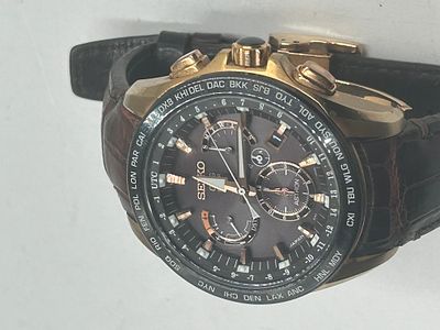 Seiko Solar GPS Novak Djokovic - שעון סייקו כרונוגרף מהדורה מוגבלת של 3000 יחידות. בזל קרמי. 