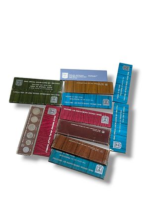 13 סטים מטבעות ישראל בהוצאת החברה הממשלתית.