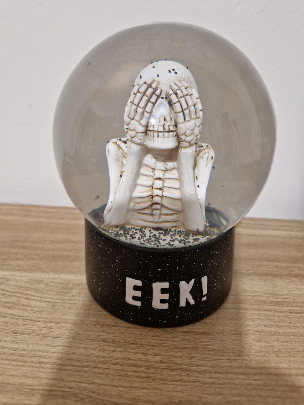 Lot 200: Halloween skeleton globe