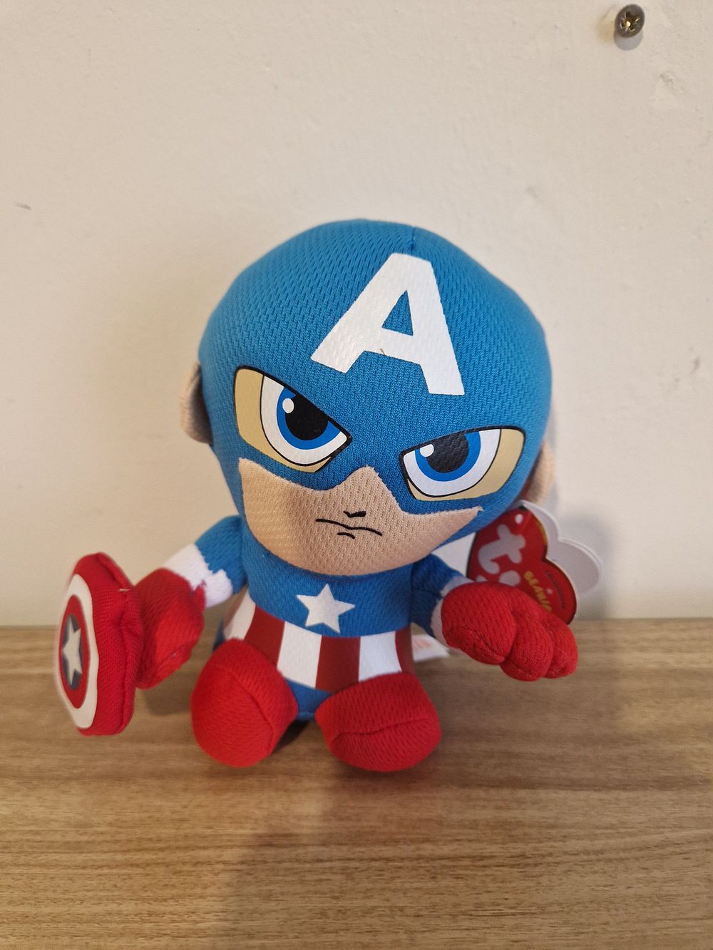 Lot 164: Captain America plush toy