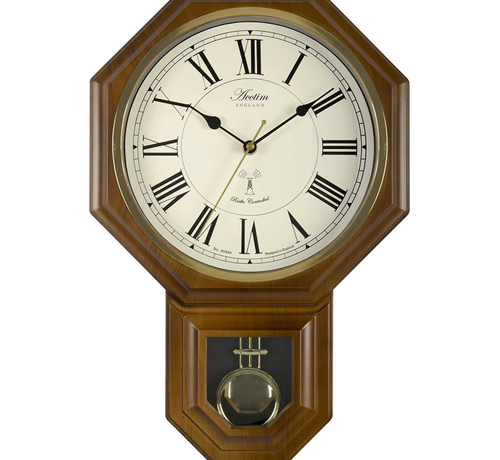 Lot 186: Acctim Yarnton Radio Controlled Pendulum Wall Clock