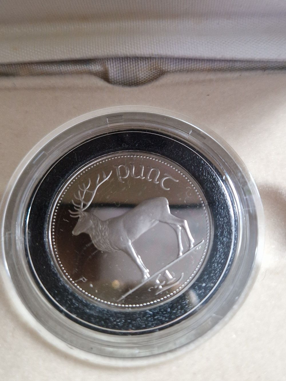 Lot 234: Cupro nickel proof coin