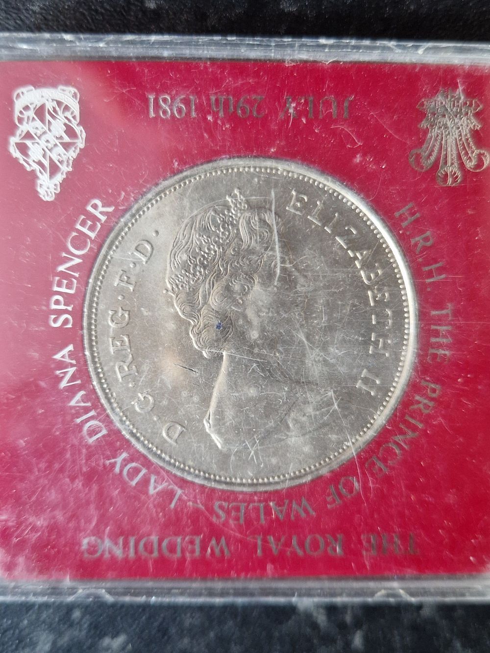 Lot 241: Lady Diana crown 1981