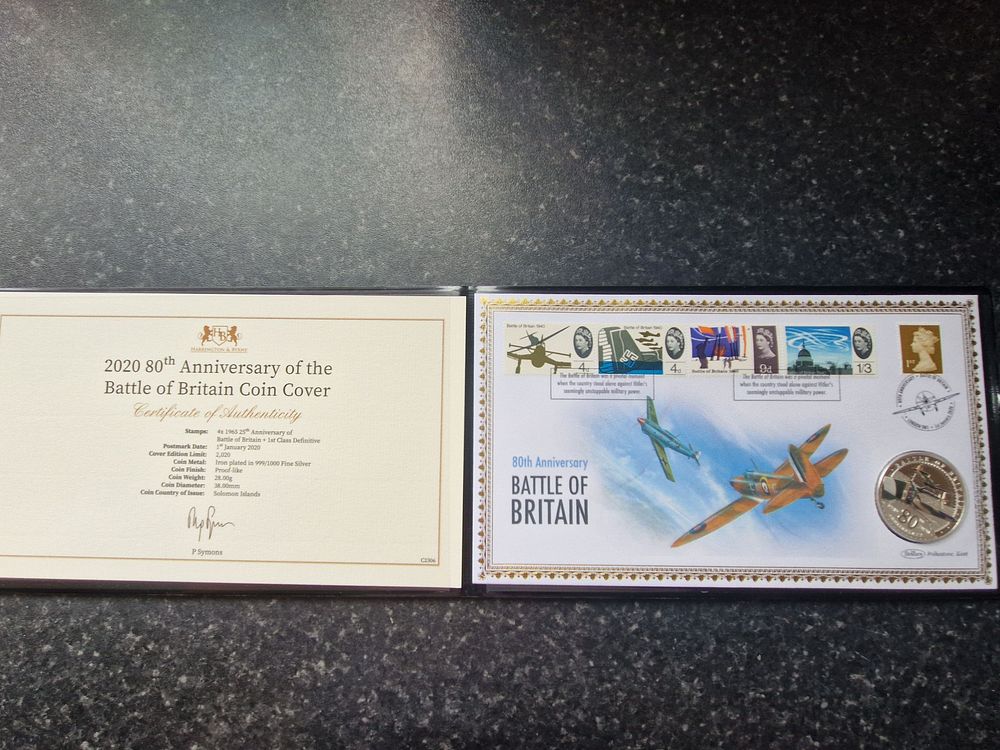 Lot 266: Battel of Britain first day cover