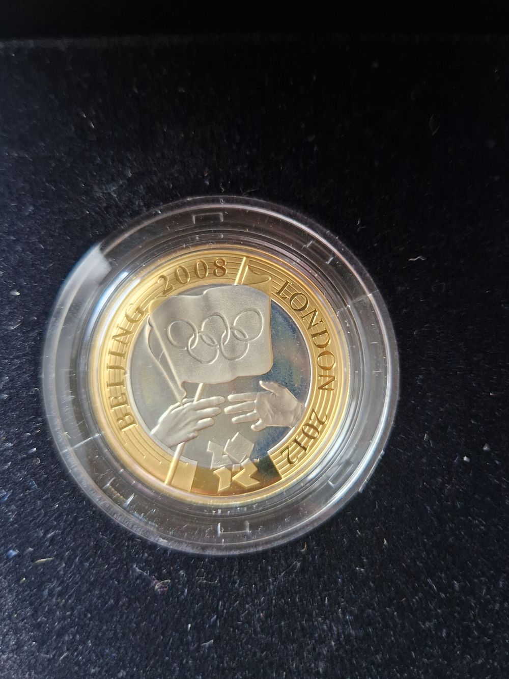 Lot 281: Beijing Olympics 2008 silver proof coin