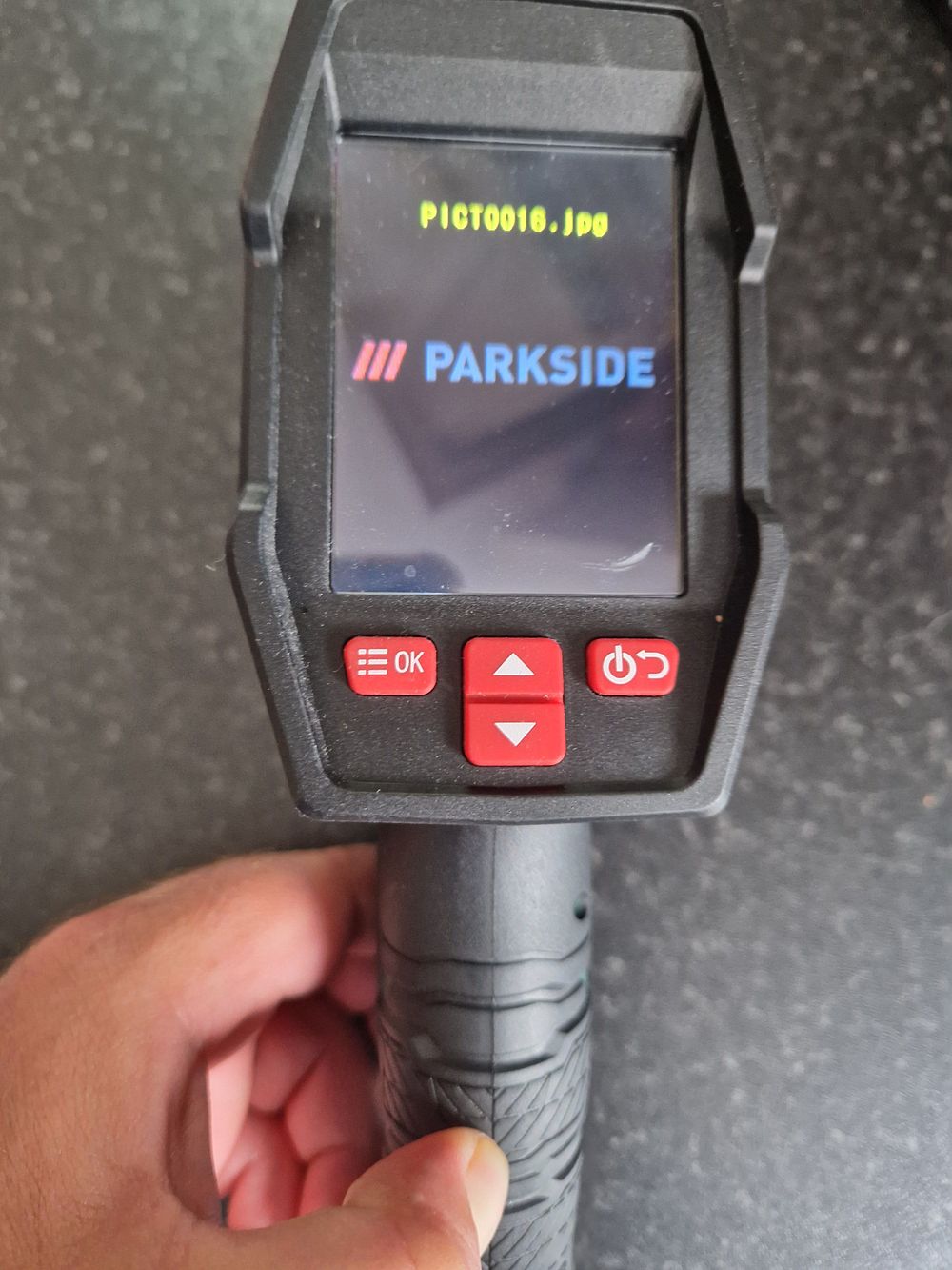 Lot 150: Parkside thermal scanner in pouch