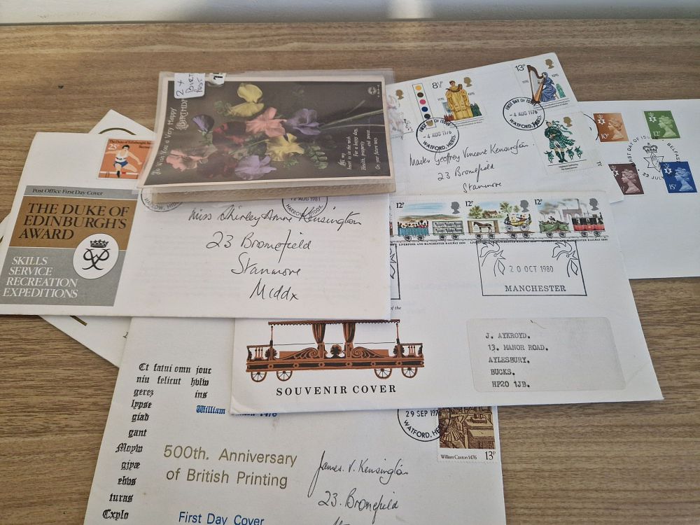 Lot 156: job lot of first day covers