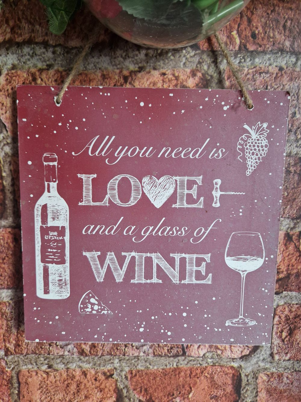 Lot 201: Wooden sign