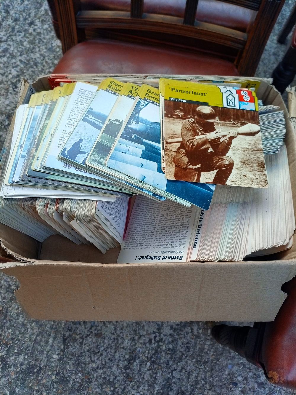 Lot 165: box of war magazines