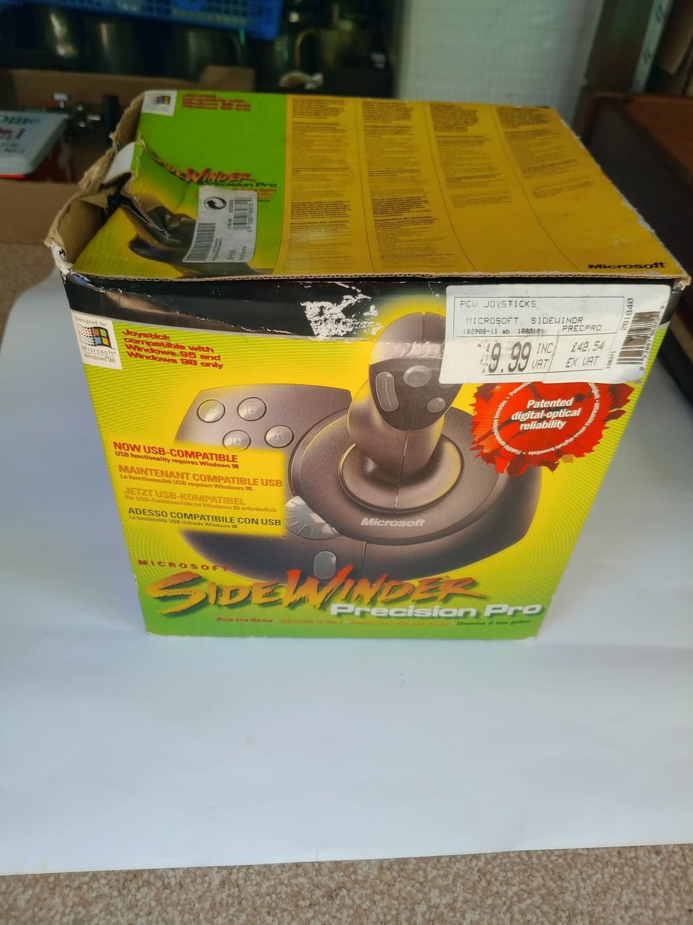Lot 176: sidewinder joy stick