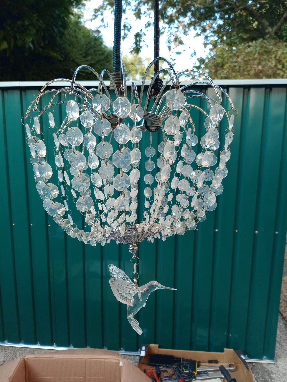 Lot 199: Ceiling chandelier