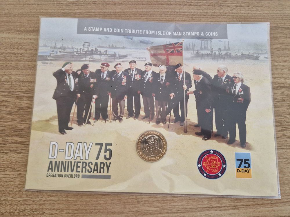 Lot 260: D day 75th Anniversary coin cover