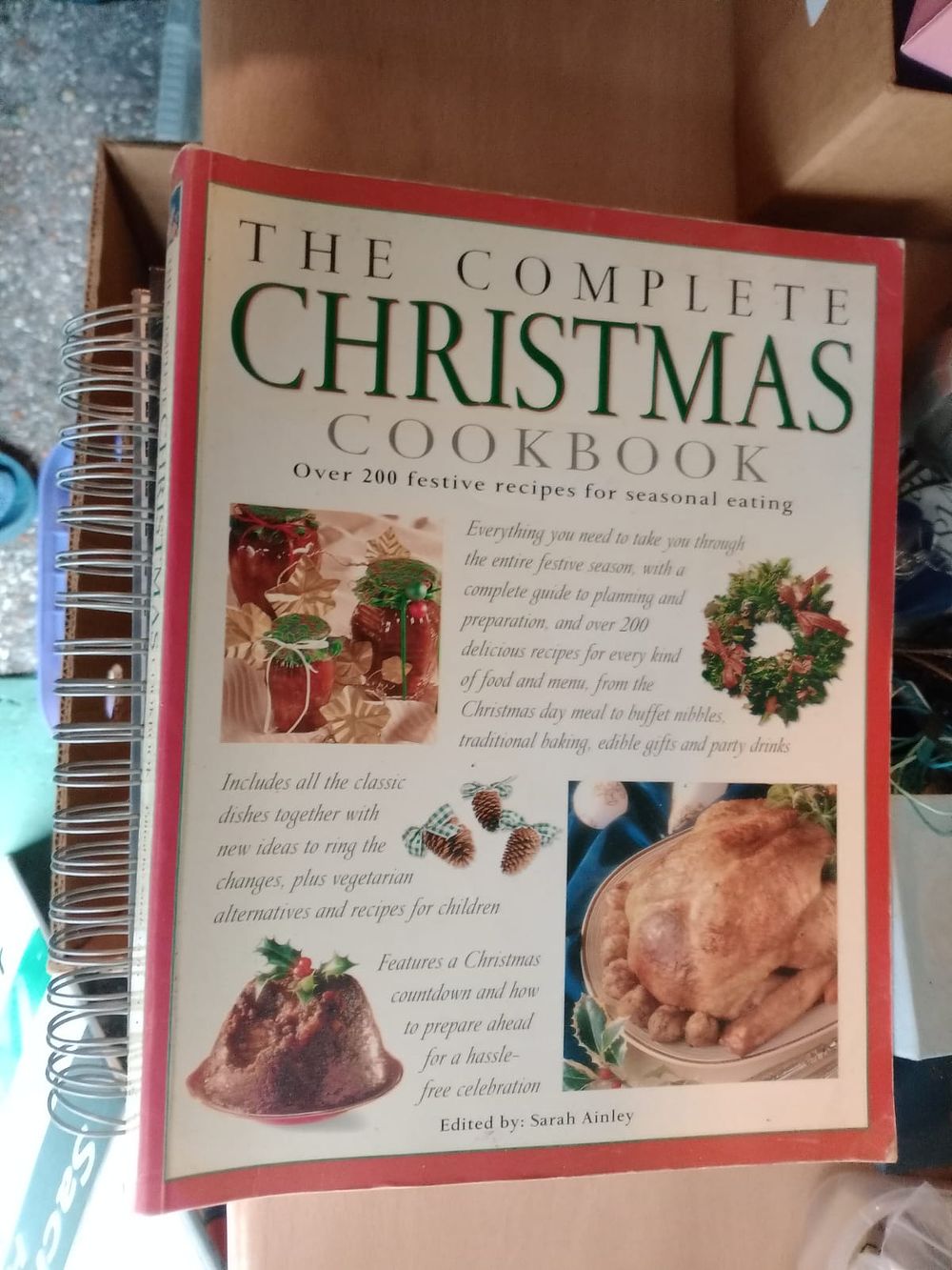 Lot 153: Christmas cook book