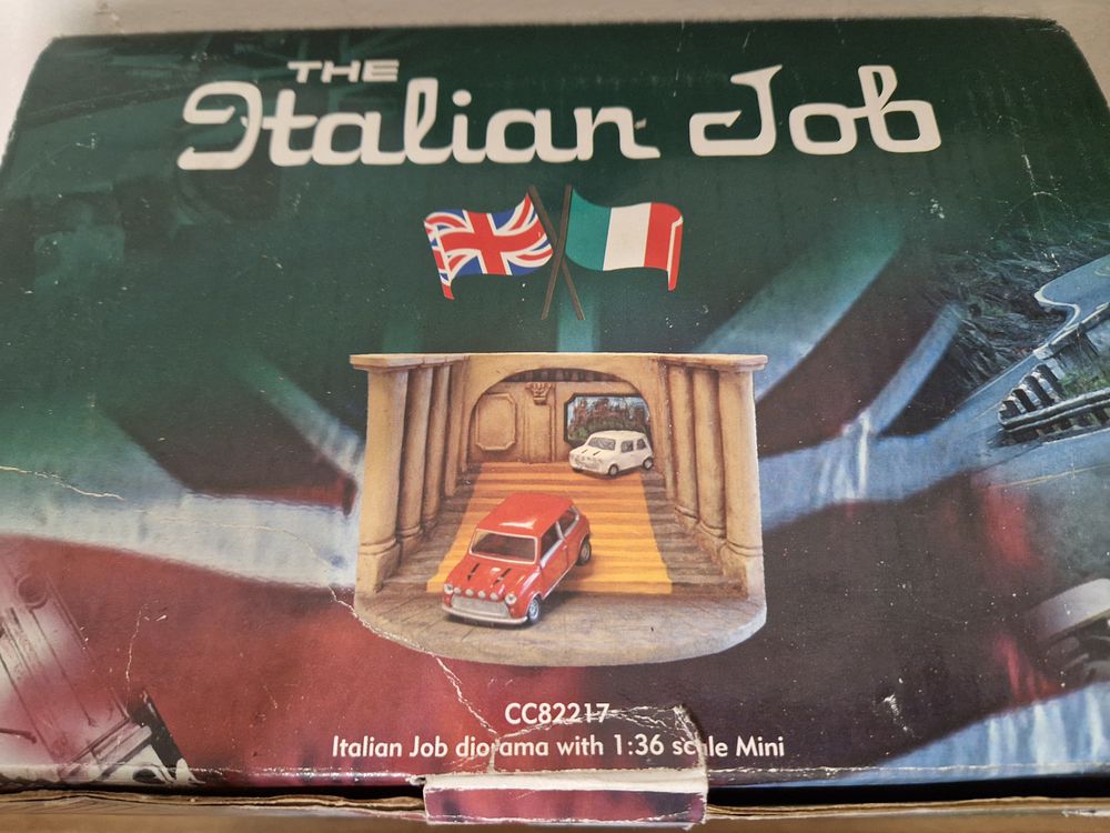 Lot 158: Italian job Corgi mini movie scene