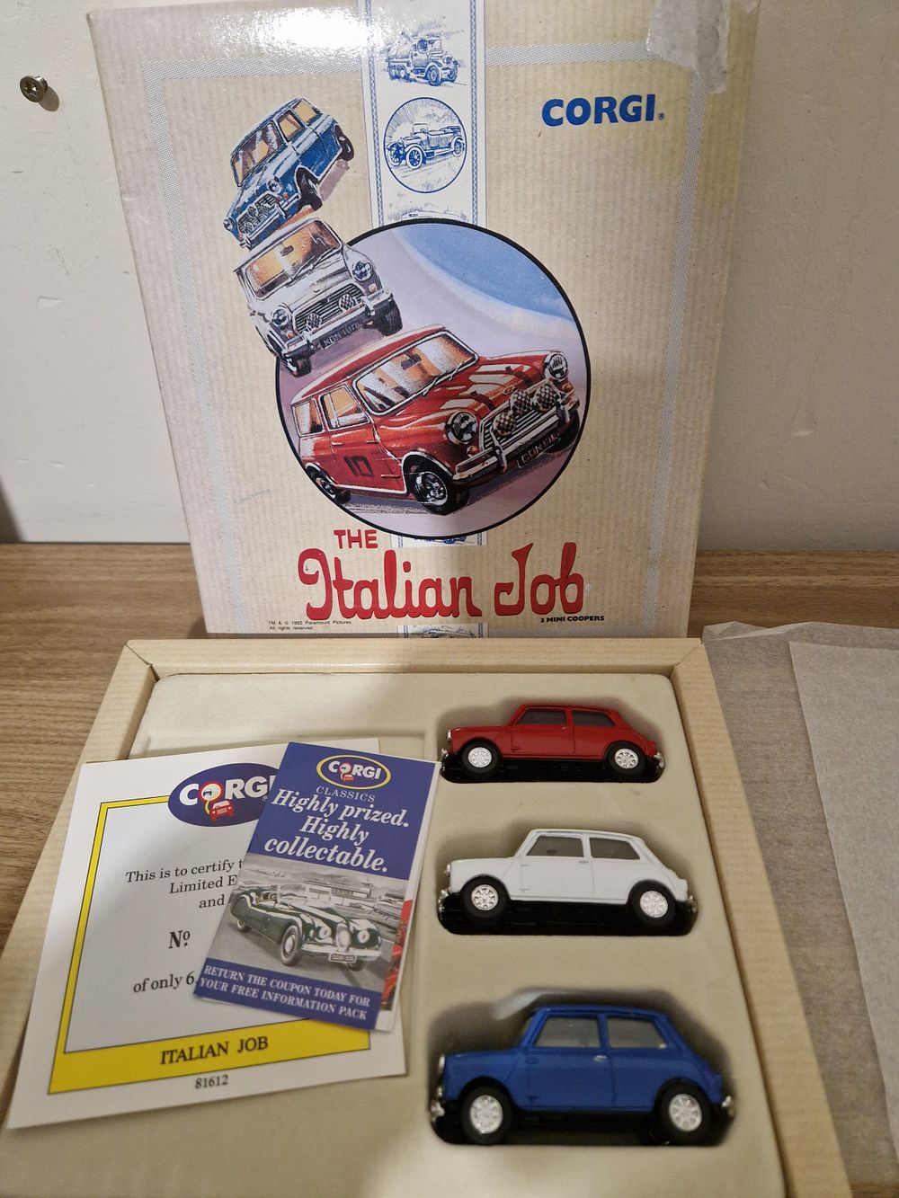 Lot 161: Italian job mins Corgi