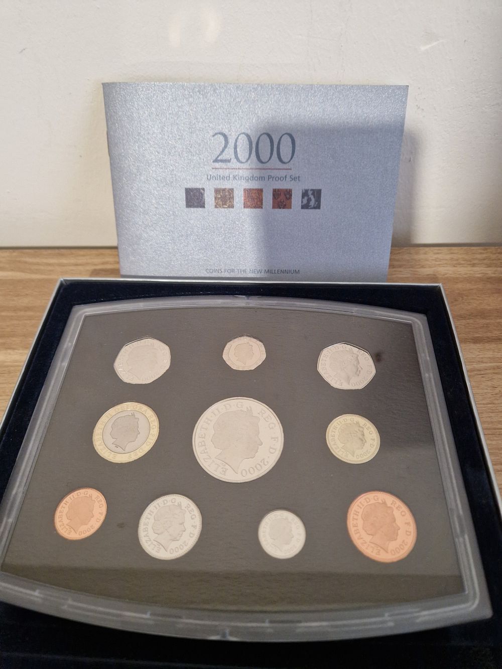Lot 216:  2000 united kingdom proof coin collection