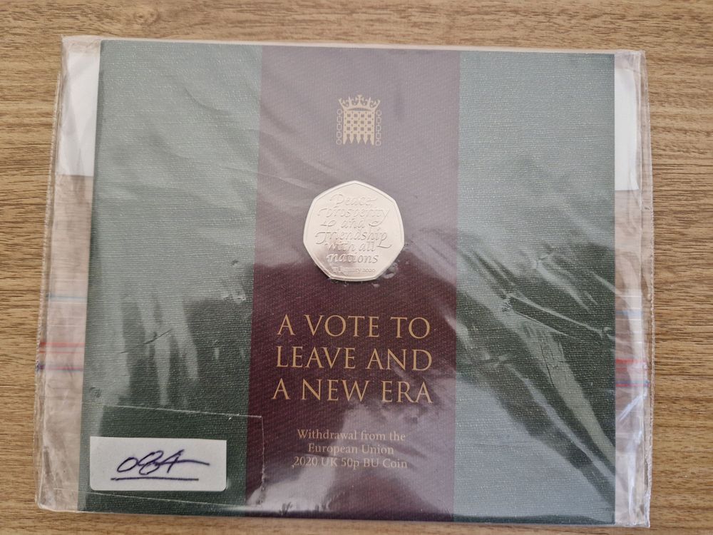 Lot 220: A vote to leave and a new era 50p coin